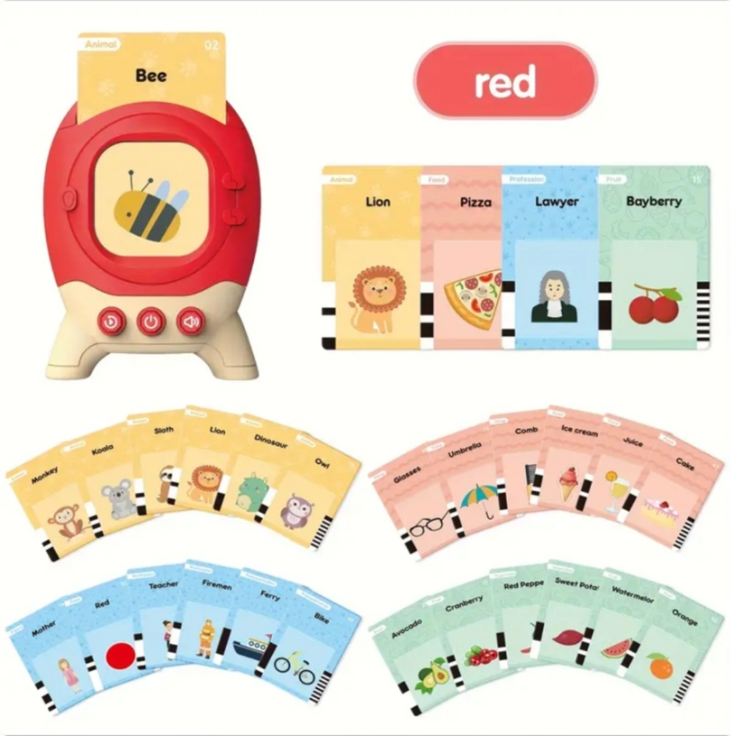 Talking Flash Cards for Toddlers – Educational Learning Toy for Kids Ages 2-6