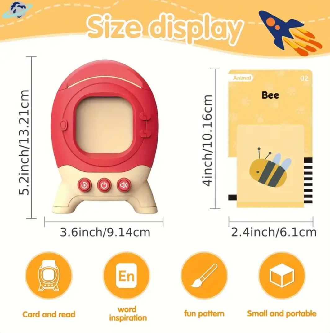 Talking Flash Cards for Toddlers – Educational Learning Toy for Kids Ages 2-6